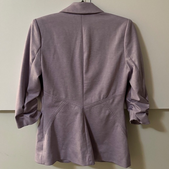 NWOT Ricki's Purple Blazer with 3/4 Length Sleeves - Picture 5 of 5